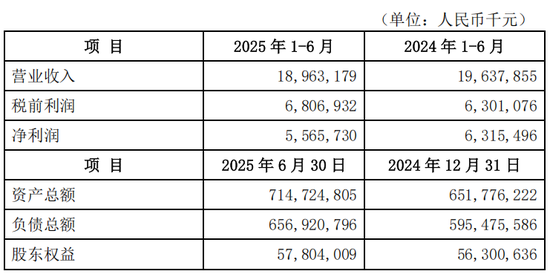 来源：微众银行2025年中报